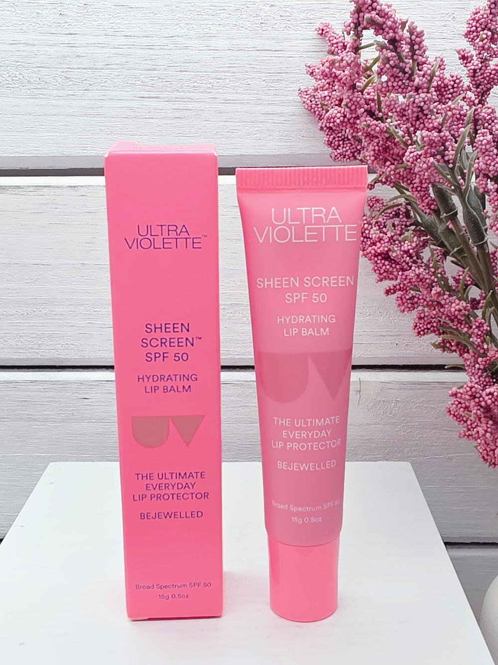 Ultra Violette Sheen Screen SPF 50 Hydrating Lip Balm - (Bejewelled)
